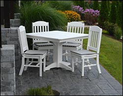 Poly Lumber Classic Square 5 Pc. Dining Set