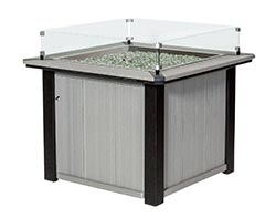 Prestige Poly Square Fire Pit Table