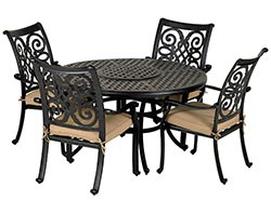 Aluminum 5 Pc. Dining Set - 52