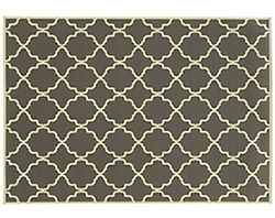 Riviera Lattice Rug - Grey