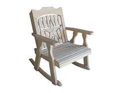 Treated Pine Starback Rocker