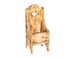 Rustic Child Chair Planter