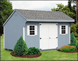 SmartSide Saltbox Style Shed