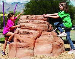 Sandstone Boulder Playset