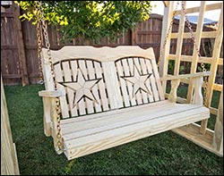 Treated Pine Starback Porch Swing