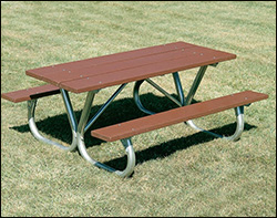 Extra Heavy-Duty Bolt-Thru Picnic Table