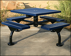 46" Regal Metal Picnic Table