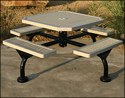 46" Regal Metal Picnic Table