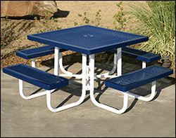 46" Regal Metal Picnic Table