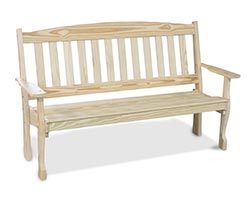 Treated Pine English Garden Bench