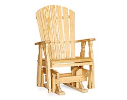 Treated Pine Adirondack Style Single Glider