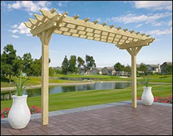 Treated Pine In-Line Pergolas