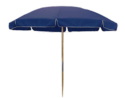 7.5' Wood Beach Pop-up Vinyl Umbrella