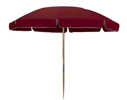 7.5' Wood Beach Pop-up Outdura Umbrella