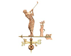 Golfer Weathervane