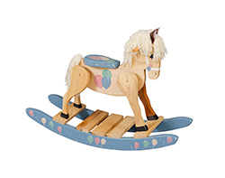 painting a rocking horse