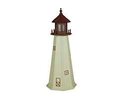 Wooden Cape May Lighthouse Replica