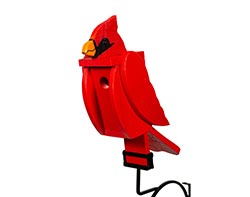Treated Pine Cardinal Birdhouse