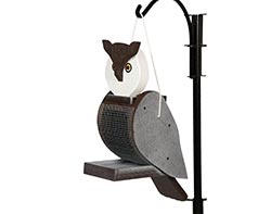 Treated Pine Owl Birdfeeder