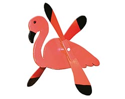 Flamingo Whirly Bird Spinner