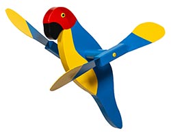 Macaw Whirly Bird Spinner