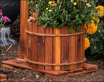 Eastern Red Cedar Pump Planter