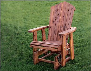 Eastern Red Cedar Glider Chair