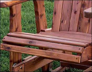 Eastern Red Cedar Glider Chair