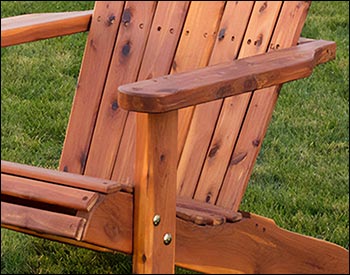 Eastern Red Cedar Adirondack Lounge Chair