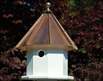 Octagonal Cypress Birdhouse