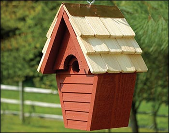 Cypress Hanging Wren Birdhouse