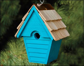 Cypress Hanging Wren Birdhouse