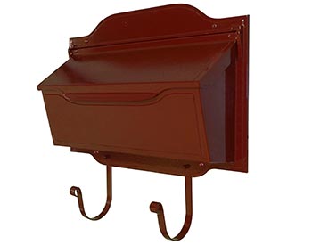 Aluminum Asbury Horizontal Wall Mount Mailbox