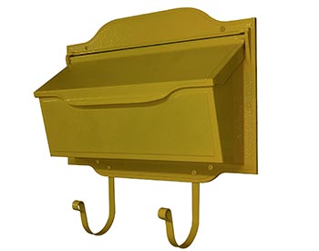 Aluminum Asbury Horizontal Wall Mount Mailbox