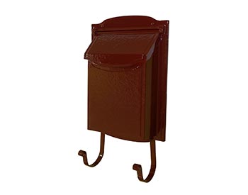 Aluminum Asbury Vertical Wall Mount Mailbox