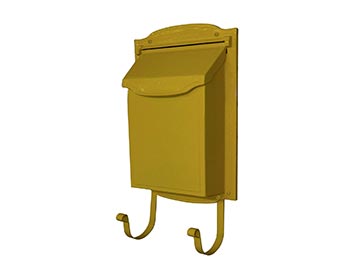 Aluminum Asbury Vertical Wall Mount Mailbox