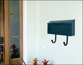 Aluminum Nash Horizontal Wall Mount Mailbox