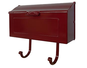 Aluminum Nash Horizontal Wall Mount Mailbox