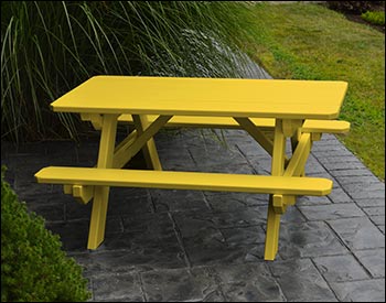 Yellow Pine Kids Picnic Table