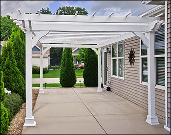 Vinyl Free Standing 2-Beam Pergolas