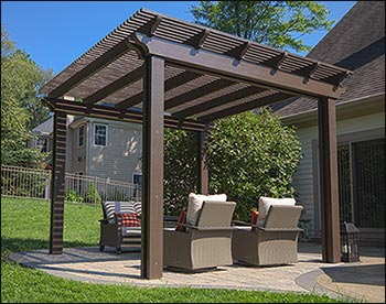 Aluminum Free Standing Vintage Classic Pergolas