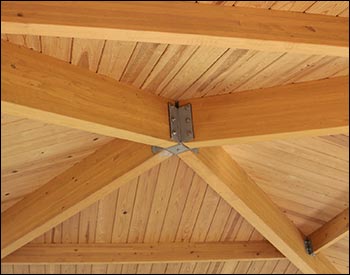 Wood Single Roof Forestview (Square) Pavilions
