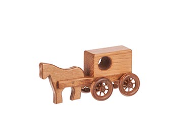 Maple Small Horse and Buggy