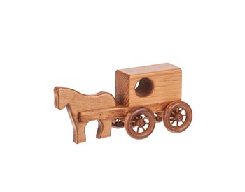 Small Toy Horse & Buggy