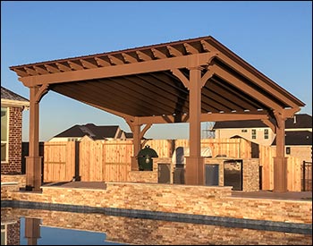 Red Cedar Santa Barbara Pergola