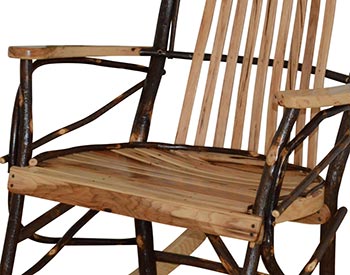 Hickory 9-Slat Rocker