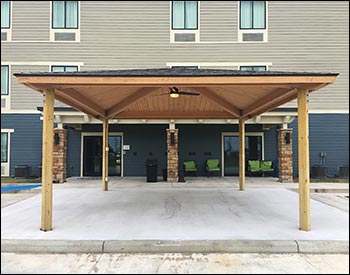 Wood Single Roof Forestview (Square) Pavilions