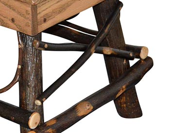 Hickory Foot Stool