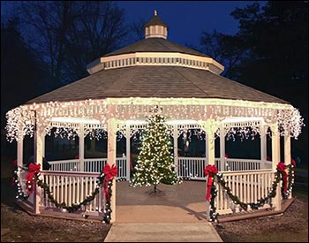 Vinyl Double Roof Dodecagon Gazebos