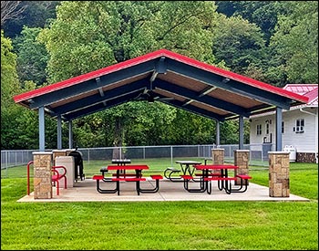 Steel Frame Single Roof Savannah (Rectangle) Pavilions